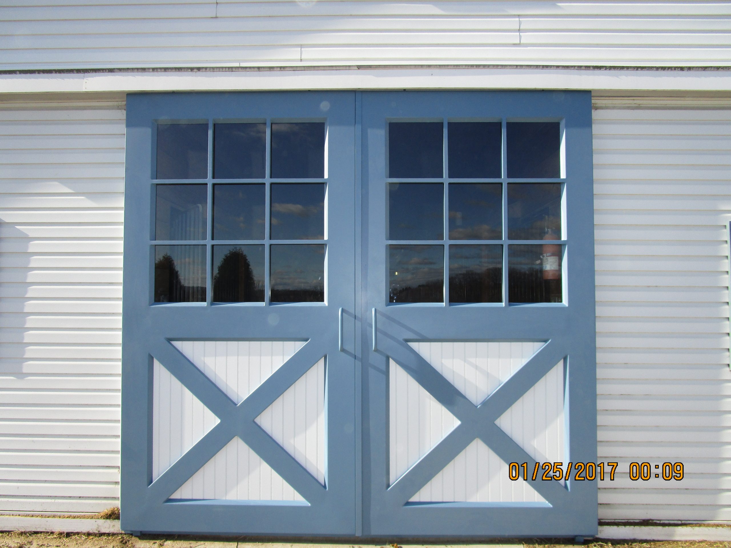 Split barn doors after renovation