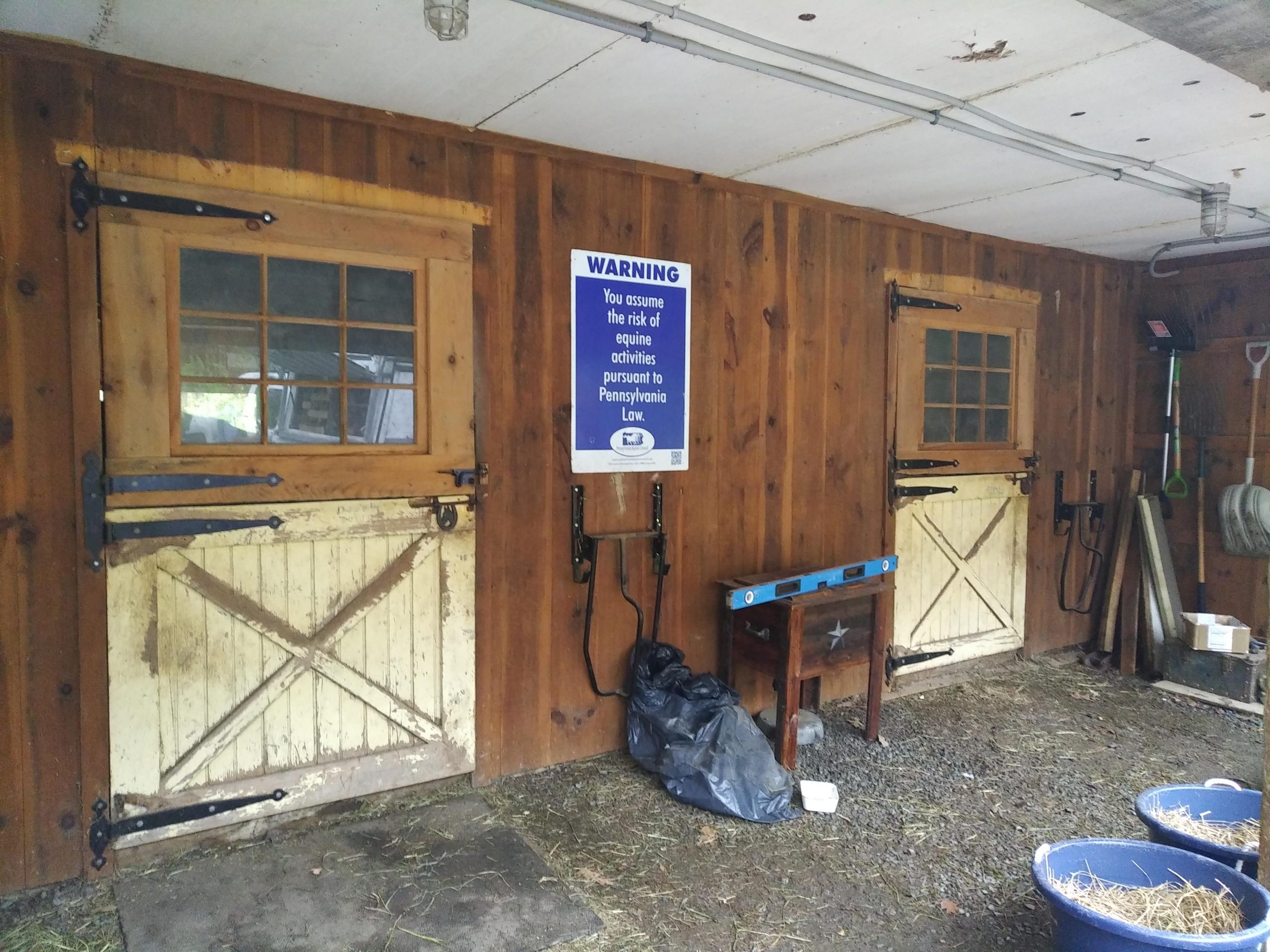 Dutch Doors before renovation