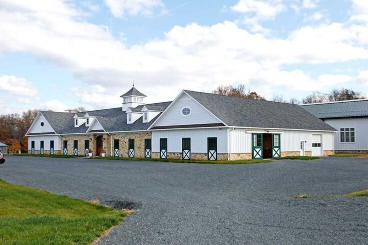 Custom Horse Stalls and Exterior Barn Doors in Upper Marlboro, MD